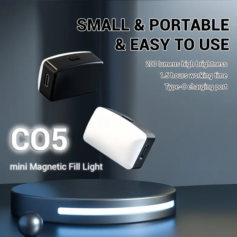 Photography Mobile Lighting - Mini Manyetik LED Selfie Işık IPhone