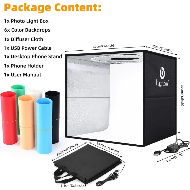 Lightdow Fotoğraf Stüdyosu Işı - Photography Lighting Kit Portable incelemesi ve fiyatı