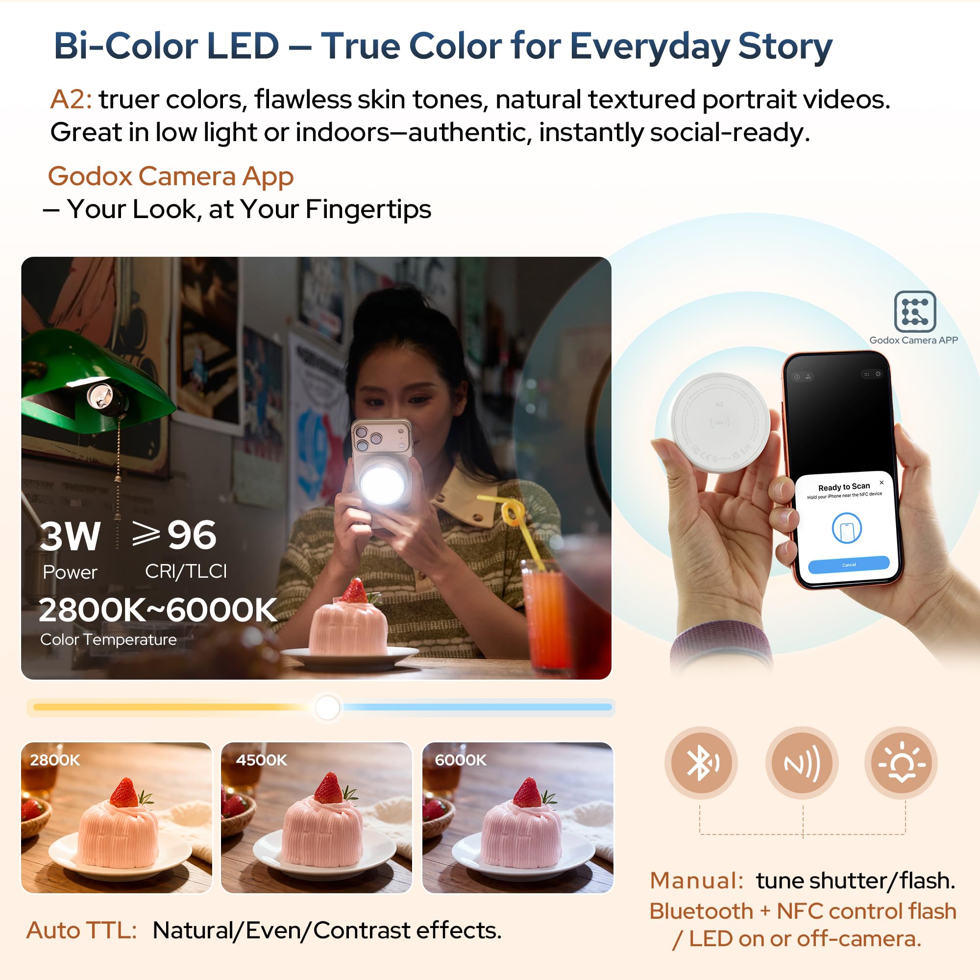 Godox A2 Akıllı Telefon Xenon  - Photography Lighting Brands incelemesi ve fiyatı